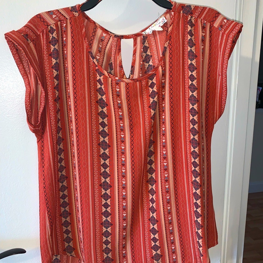 Tribal print blouse